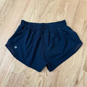 Lululemon Hotty Hot Short II *2.5" Navy Blue 6